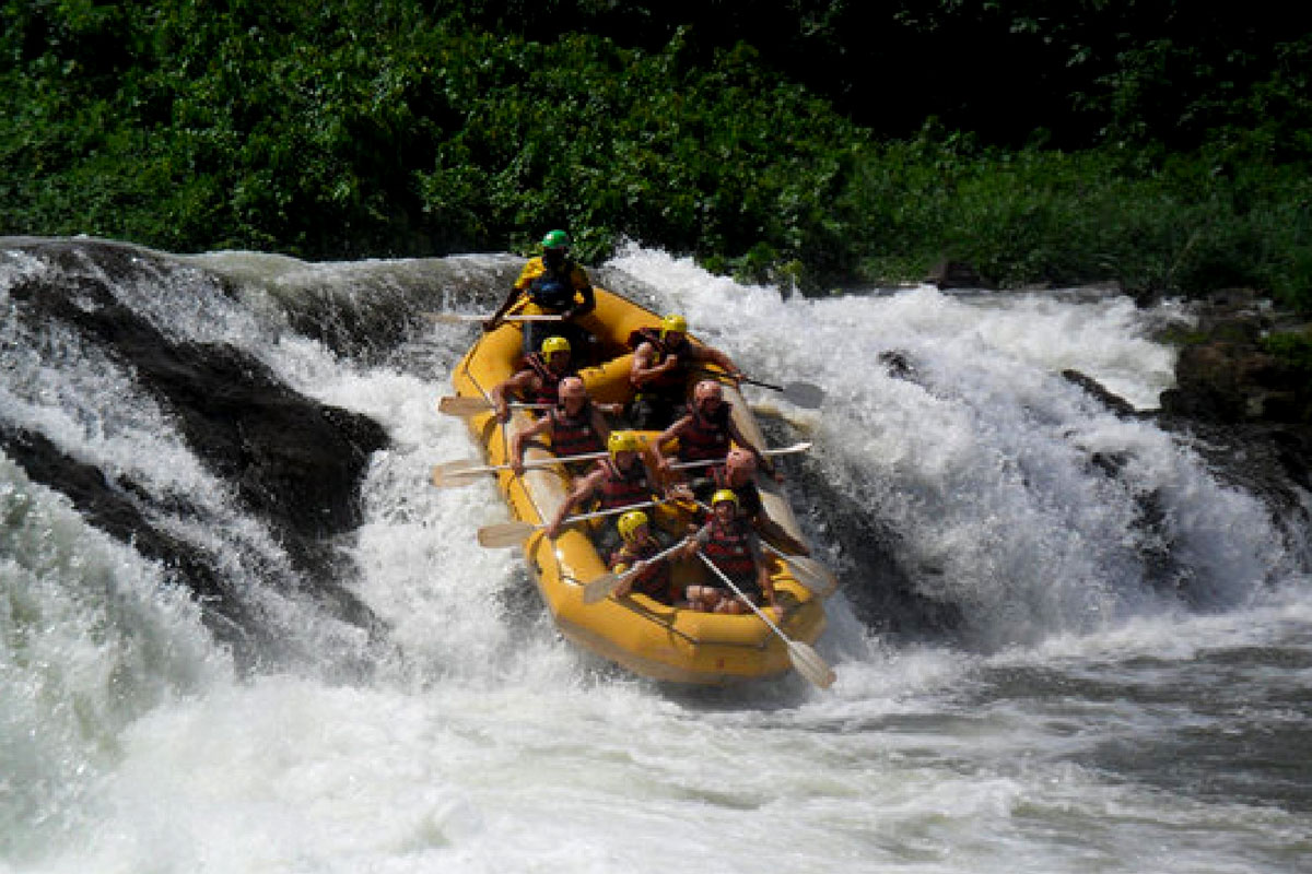 Day 7; Jinja City – Half day white water rafting – Drive back to Entebbe international airport 